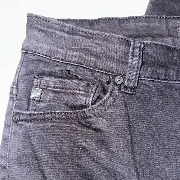 Kancan Black Distressed Mid Rise Straight Leg Womens‎ 11/29 - Picture 3 of 13